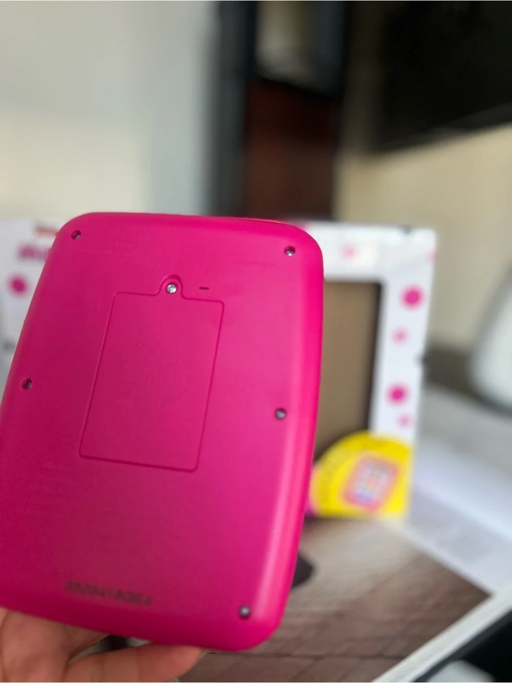 Disney Junior Pink & Yellow Learn-to-Read Toy Tablet